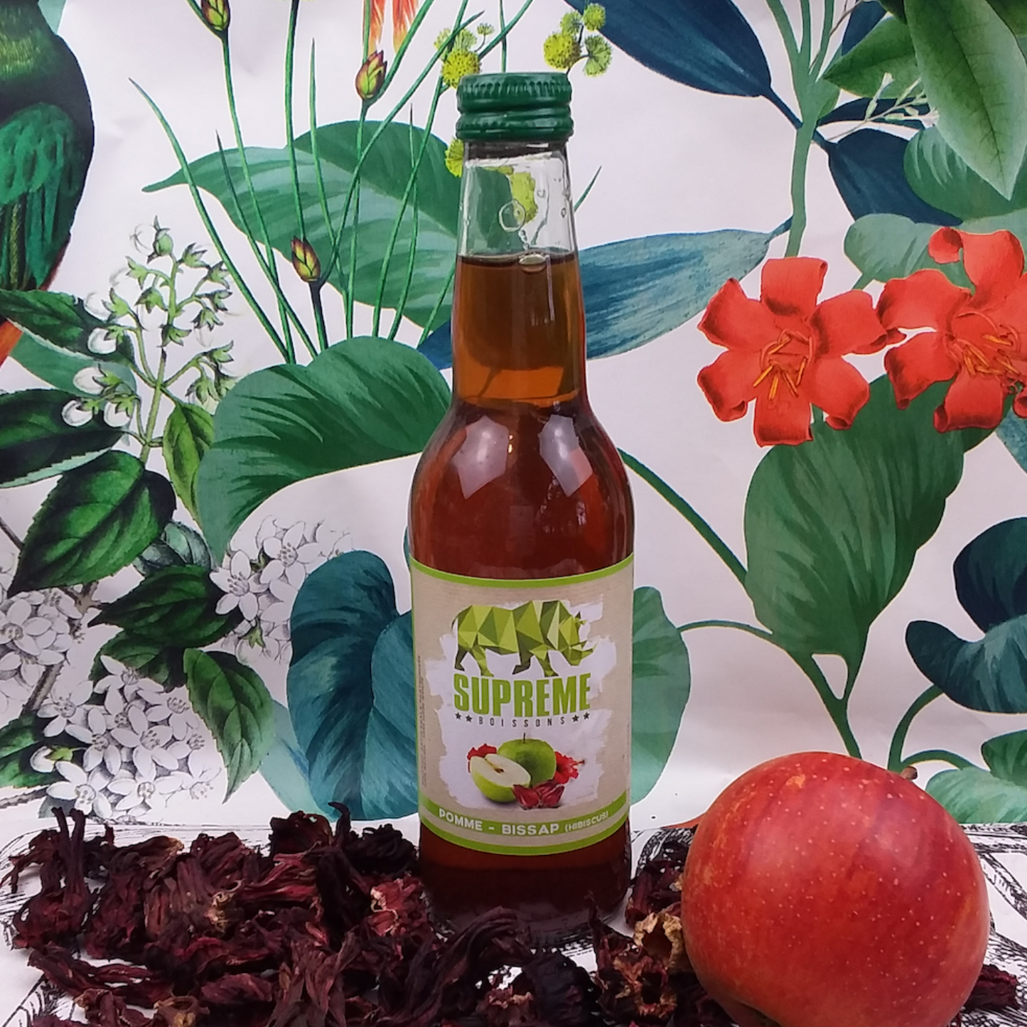 SUPRÊME POMME / BISSAP (hibiscus) - 33cl